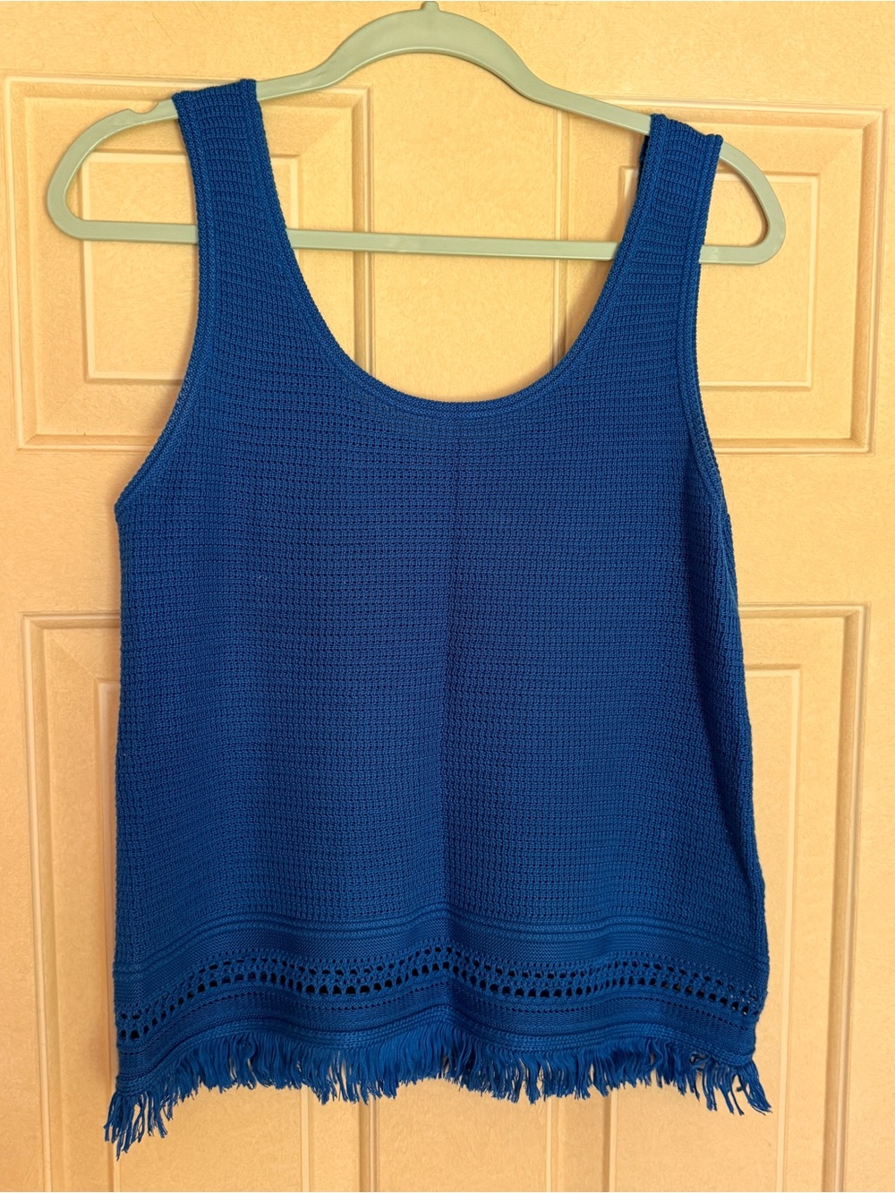 EUC Lilly Pulitzer Luca Sweater Tank in Lapis Blue